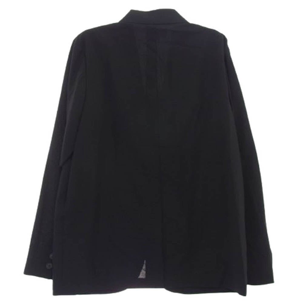 ATON エイトン JKAGGM0203 HIGH TWIST WOOL JACKET ハイツイスト ウール ジャケット サイズ2 ブラック ブラック系 2【極上美品】【中古】