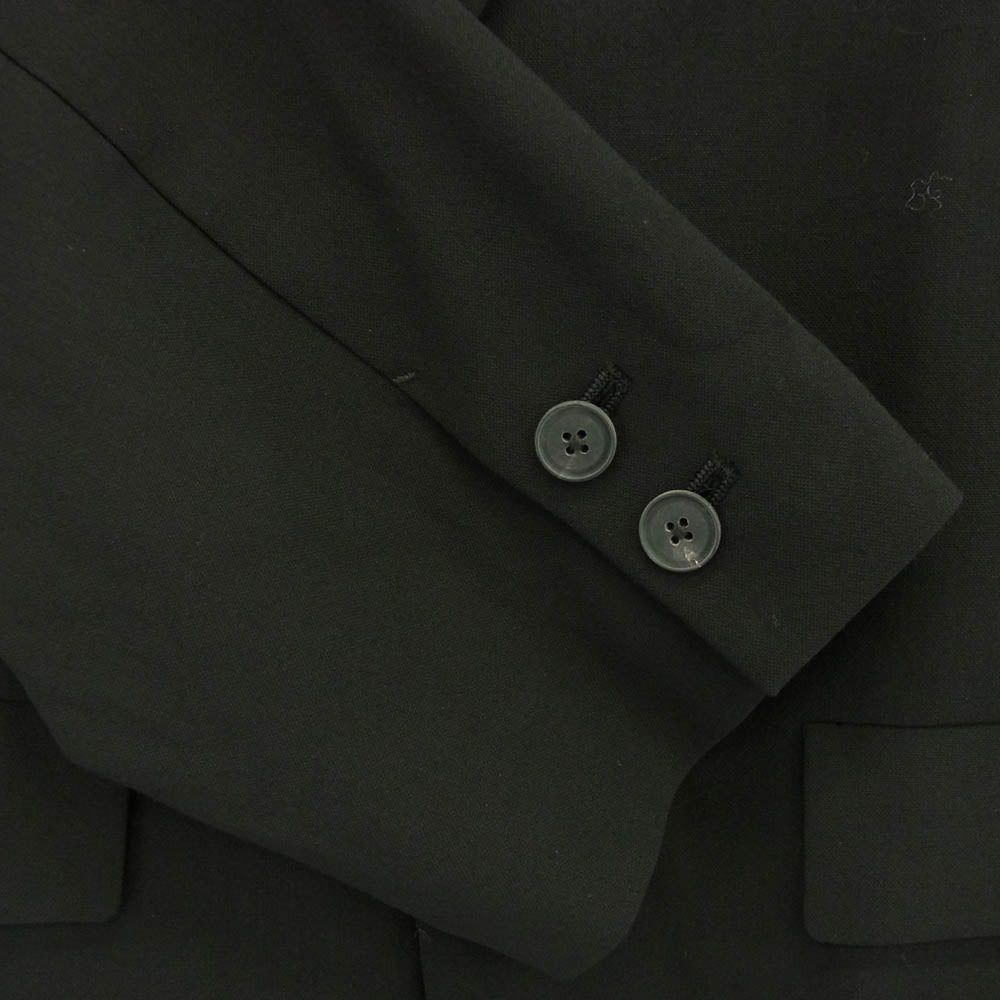 ATON エイトン JKAGGM0203 HIGH TWIST WOOL JACKET ハイツイスト ウール ジャケット サイズ2 ブラック ブラック系 2【極上美品】【中古】