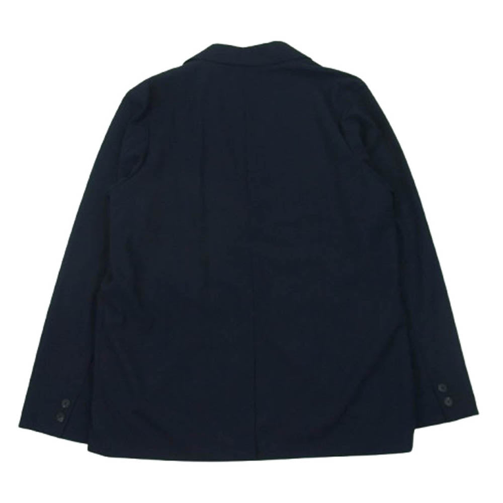 ATON エイトン JKAGGM0203 HIGH TWIST WOOL JACKET ハイツイスト ウール ジャケット ネイビー系 075 NAVY 04【極上美品】【中古】