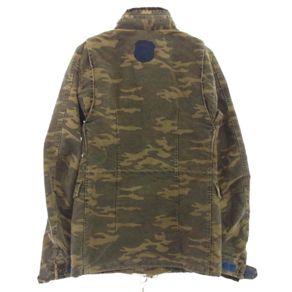 AKM エイケイエム Edition別注 カモフラ m65 ジャケット talon ジップ カーキ系 1【中古】