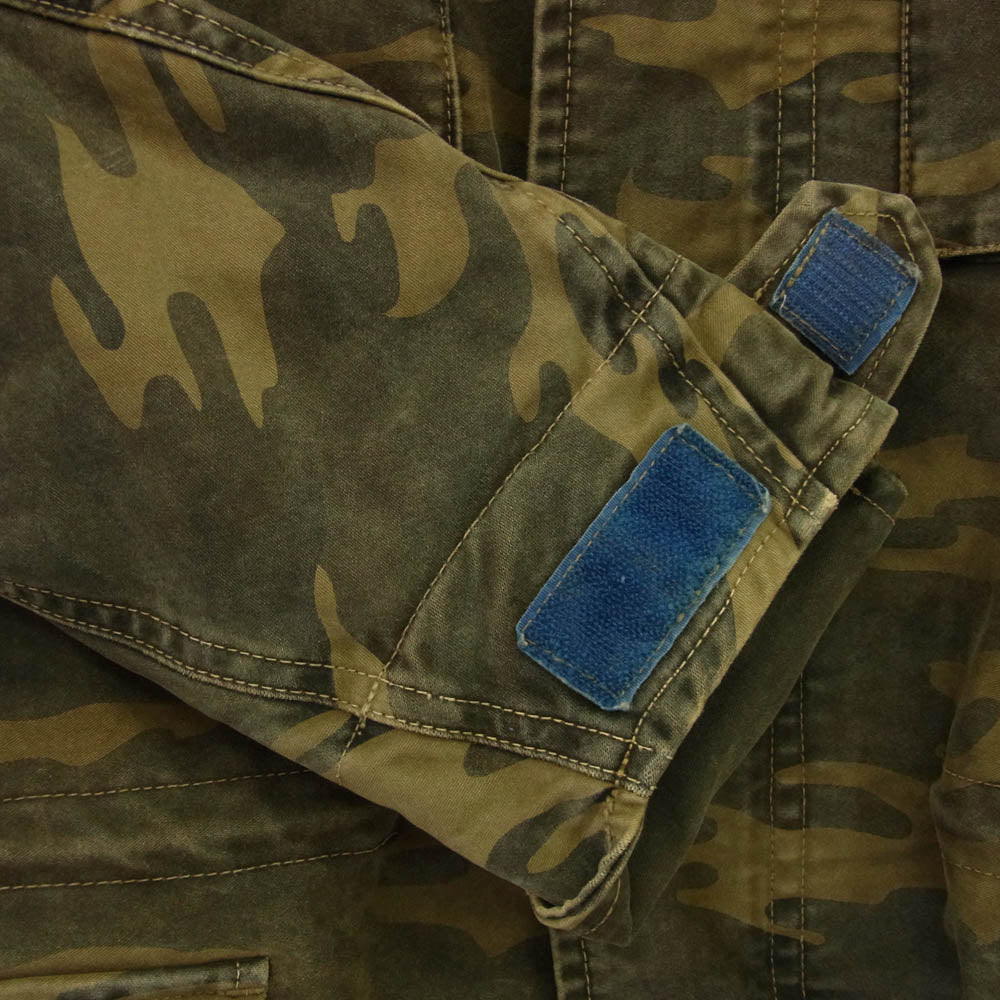 AKM エイケイエム Edition別注 カモフラ m65 ジャケット talon ジップ カーキ系 1【中古】