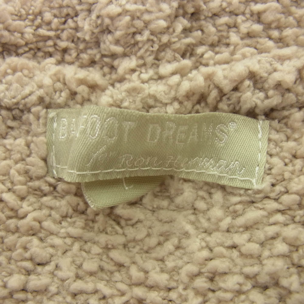 Ron Herman ロンハーマン C574 BAREFOOT DREAMS ベアフットドリームス ジップアップ ボア パーカー ベージュ系 L【中古】