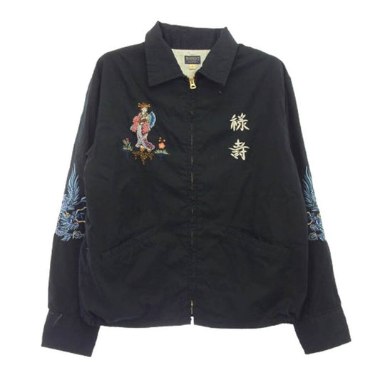 TAILOR TOYO テイラー東洋 TT11284 刺繍 スーベニア ベトジャン ベトナム ジャケット ブラック系 M【中古】