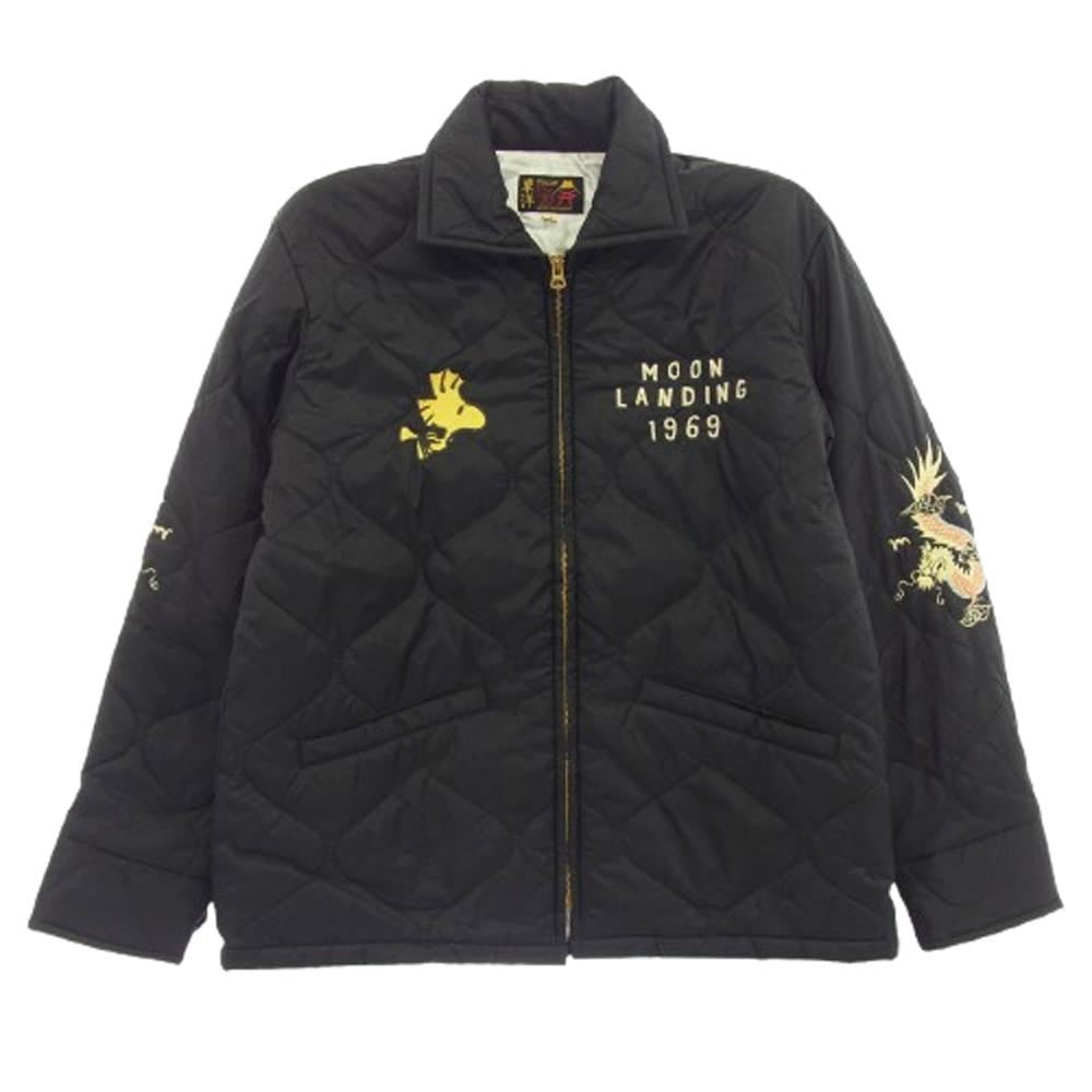 TAILOR TOYO テイラー東洋 TT14209 X PEANUTS VIET-NAM LINER JACKET "MOON LANDING ライナー ジャケット ブラック系 M【中古】