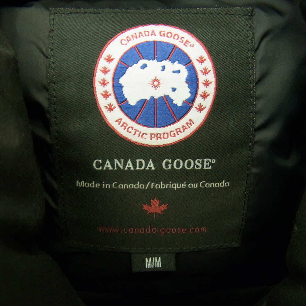 CANADA GOOSE カナダグース 3434JM 国内正規品 MONTREAL VEST モントリオール ダウン ベスト ブラック系 M【中古】