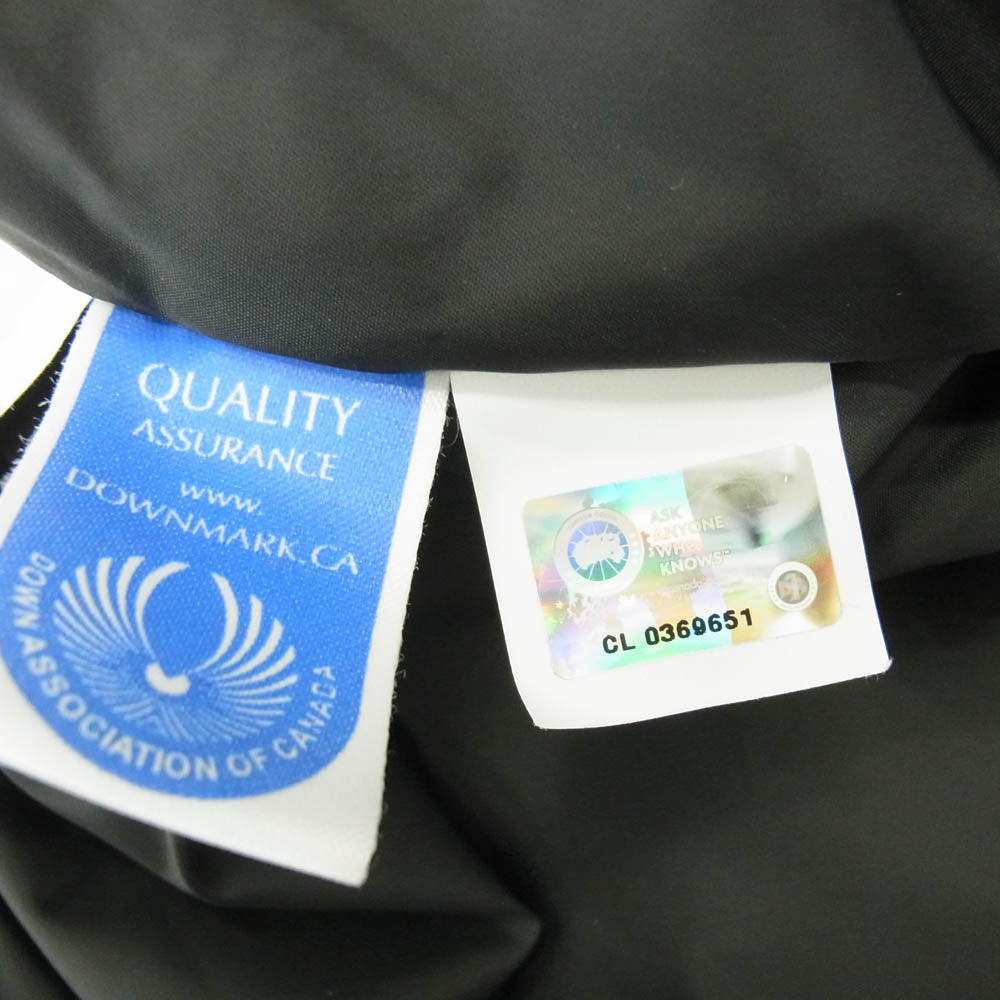 CANADA GOOSE カナダグース 3434JM 国内正規品 MONTREAL VEST モントリオール ダウン ベスト ブラック系 M【中古】