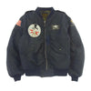 Buzz Rickson's バズリクソンズ BR10578 L-2A カスタム JACKET FLYING MAN'S LIGHT ZONE フライト ジャケット ネイビー系 42【中古】