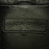 CHROME HEARTS クロムハーツ（原本無） RACING2 レーシング2 パッチ ダガージップ シングル ライダース ジャケット 牛革 ブラック系 S【中古】