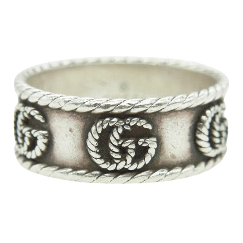 GUCCI グッチ GG ダブルG リング シルバー系 20.5号【中古】