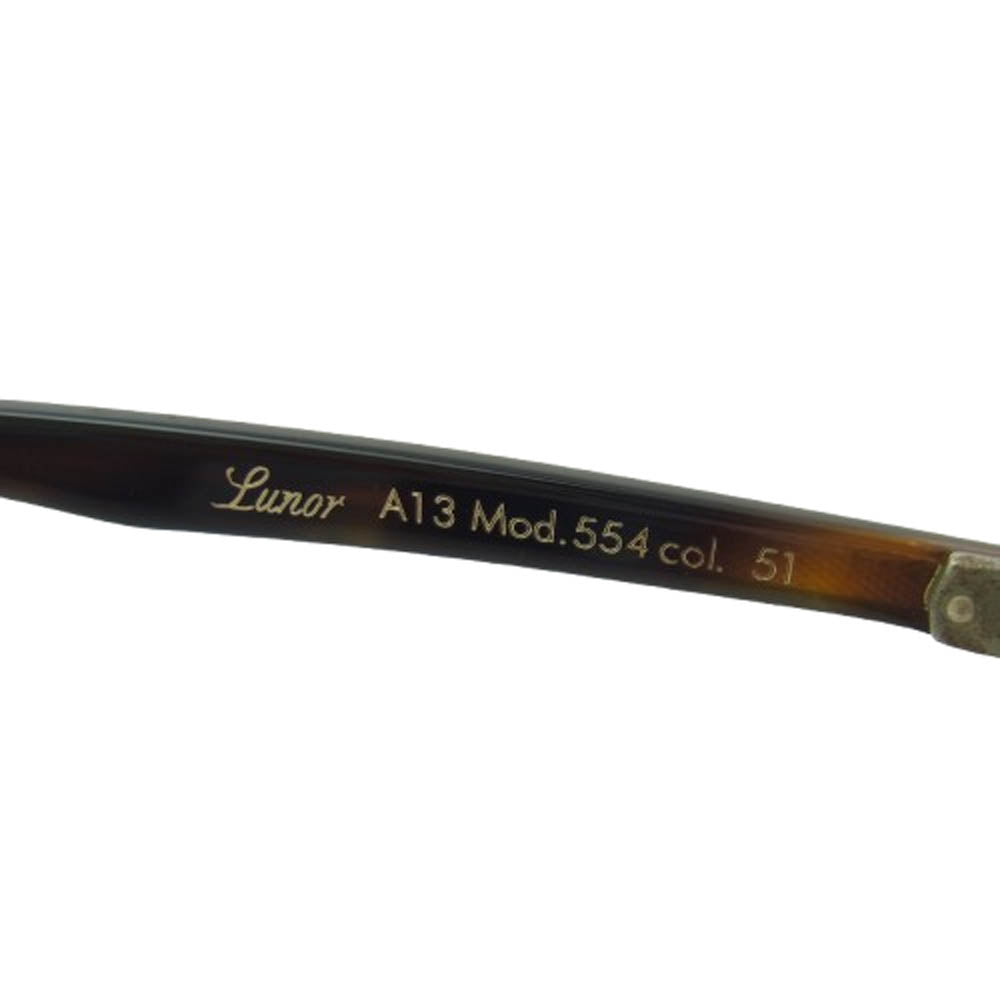 ルノア A13 mod.554 col.51 メガネ 眼鏡 ブラウン系 50□20-145【中古】