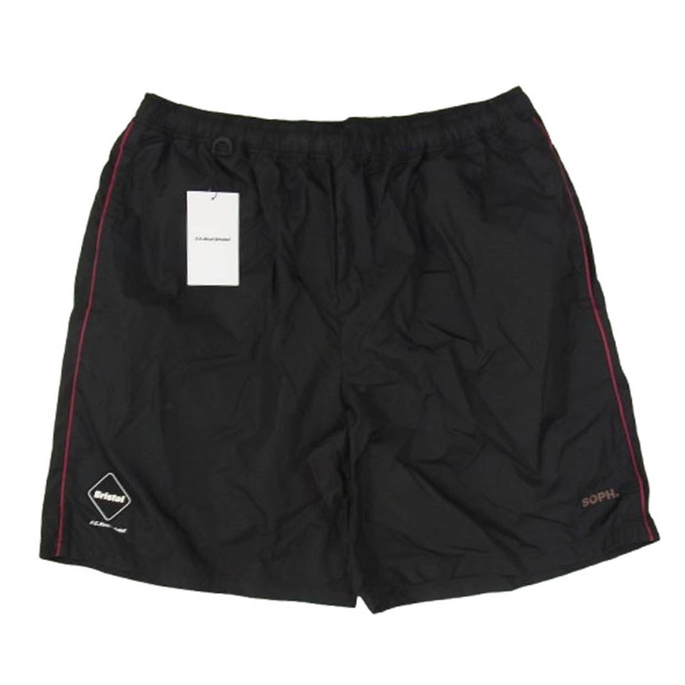 F.C.R.B. エフシーアールビー FCRB-252003 EXHIBITION GAME SHORTS エキシビジョン ナイロン ゲームショーツ ハーフパンツ ブラック系 L【極上美品】【中古】