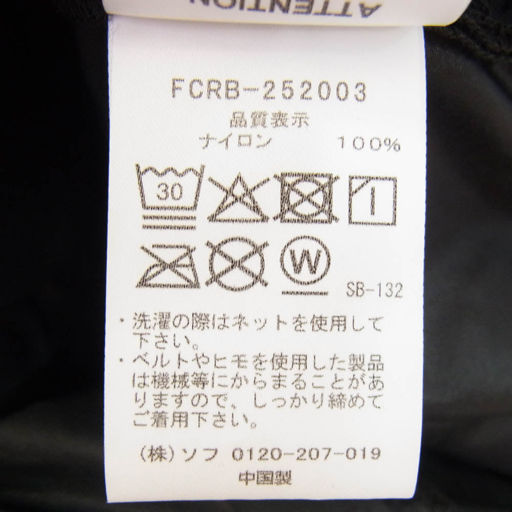 F.C.R.B. エフシーアールビー FCRB-252003 EXHIBITION GAME SHORTS エキシビジョン ナイロン ゲームショーツ ハーフパンツ ブラック系 L【極上美品】【中古】