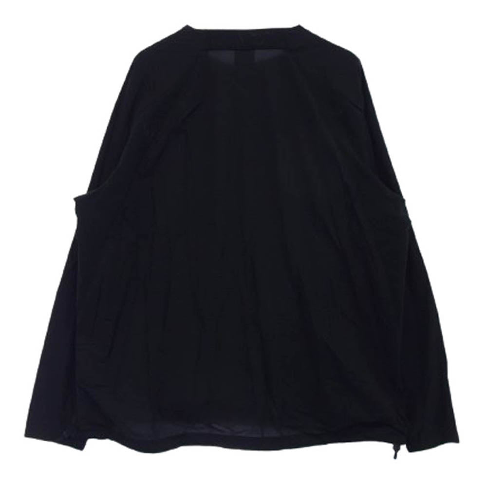 F.C.R.B. エフシーアールビー FCRB-252059 LIGHT WEIGHT BREATHABLE PISTE リップストップ ハーフジップ ライトウェイト プルオーバ― ジャケット ブラック系 XL【極上美品】【中古】