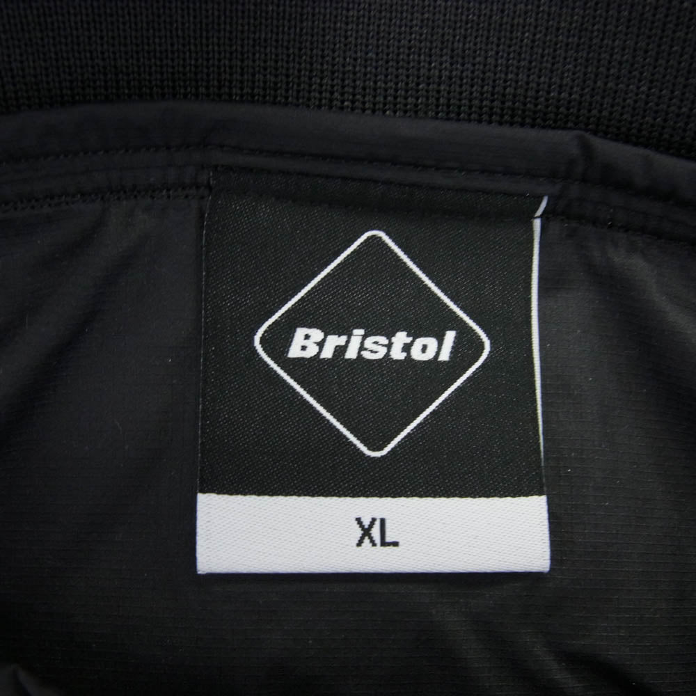 F.C.R.B. エフシーアールビー FCRB-252059 LIGHT WEIGHT BREATHABLE PISTE リップストップ ハーフジップ ライトウェイト プルオーバ― ジャケット ブラック系 XL【極上美品】【中古】
