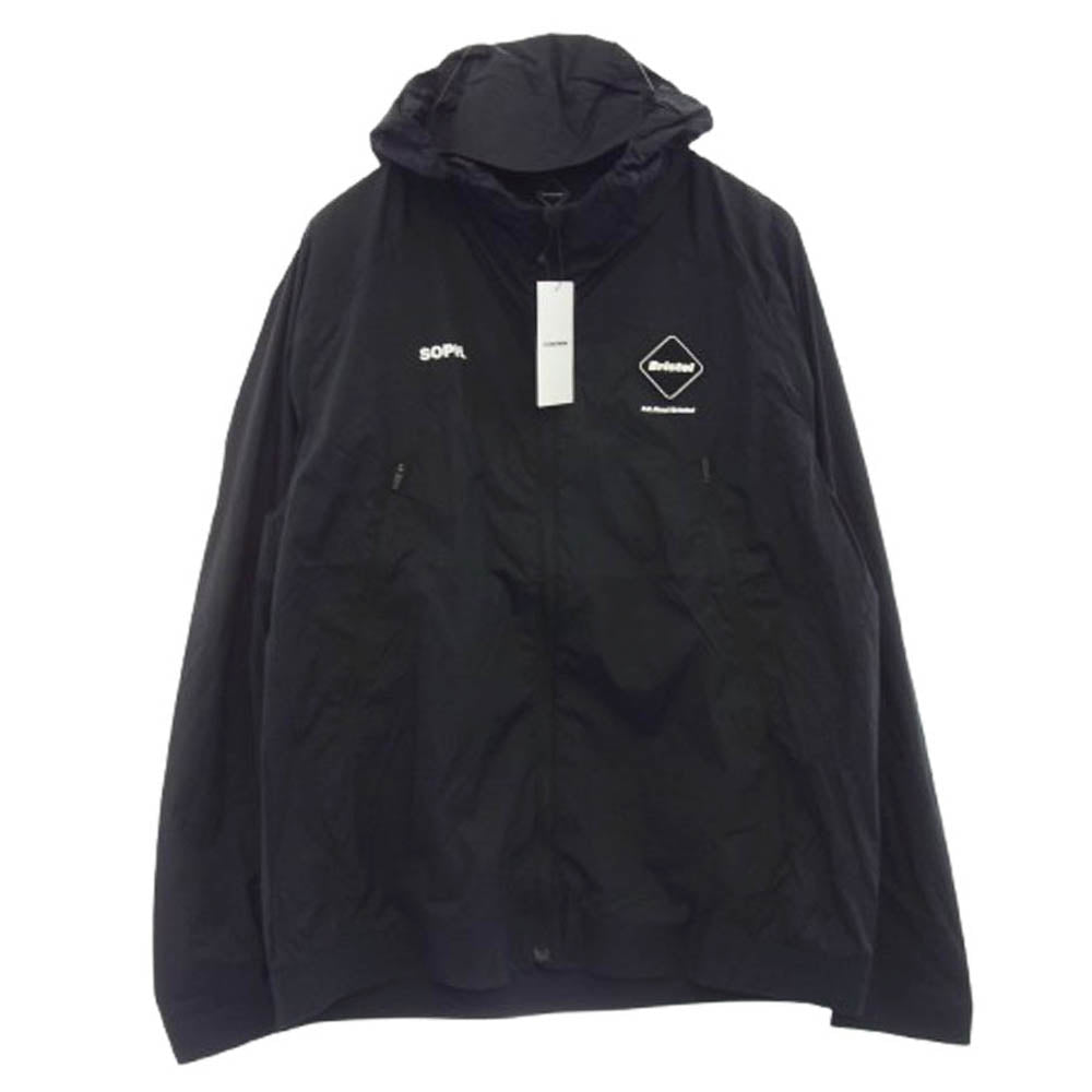 F.C.R.B. エフシーアールビー FCRB-252058 LIGHT WEIGHT BREATHABLE JACKET BLACK ライトウェイト ナイロン ジャケット ブラック系 M【極上美品】【中古】