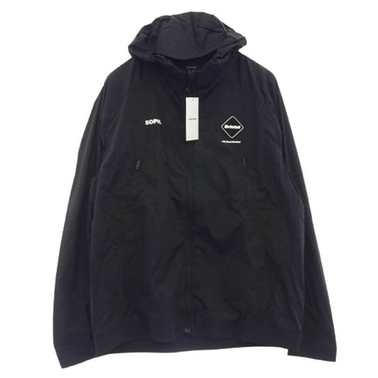 F.C.R.B. エフシーアールビー FCRB-252058 LIGHT WEIGHT BREATHABLE JACKET BLACK ライトウェイト ナイロン ジャケット ブラック系 M【極上美品】【中古】