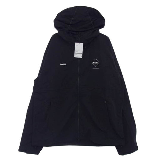 F.C.R.B. エフシーアールビー FCRB-252050 NYLON HOODED BLOUSON ナイロン フーデッド ブルゾン ジャケット ブラック系 XL【極上美品】【中古】