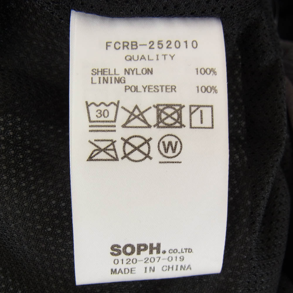 F.C.R.B. エフシーアールビー FCRB-252010 DESERT PRACTICE JACKET BLACK デザート プラクティス フルジップ マウンテンパーカー ジャケット ブラック系 S【極上美品】【中古】