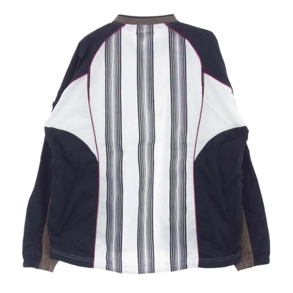 F.C.R.B. エフシーアールビー FCRB-252001 EXHIBITION GAME PISTE エキシビジョン 長袖 ゲームシャツナイロン プルオーバ― ブラック系 M【極上美品】【中古】