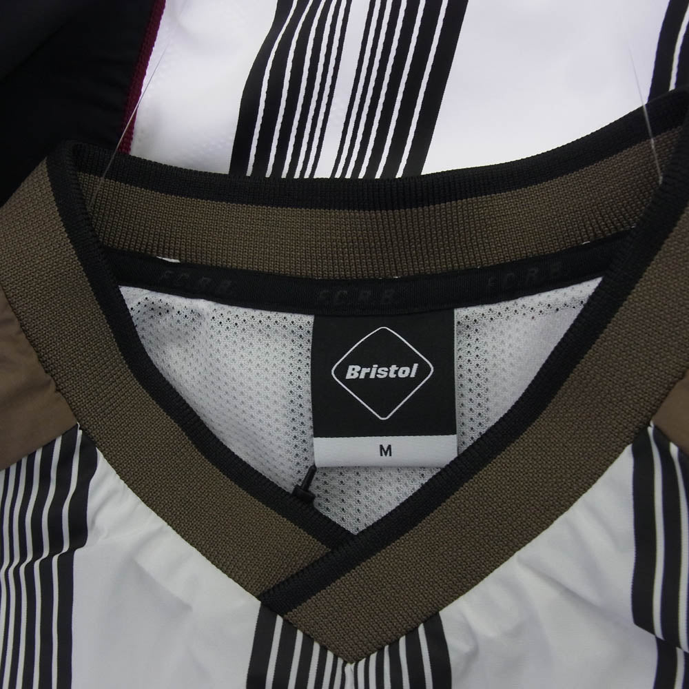 F.C.R.B. エフシーアールビー FCRB-252001 EXHIBITION GAME PISTE エキシビジョン 長袖 ゲームシャツナイロン プルオーバ― ブラック系 M【極上美品】【中古】