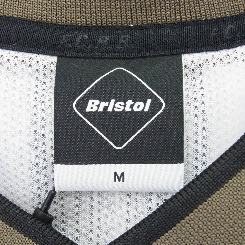 F.C.R.B. エフシーアールビー FCRB-252001 EXHIBITION GAME PISTE エキシビジョン 長袖 ゲームシャツナイロン プルオーバ― ブラック系 M【極上美品】【中古】