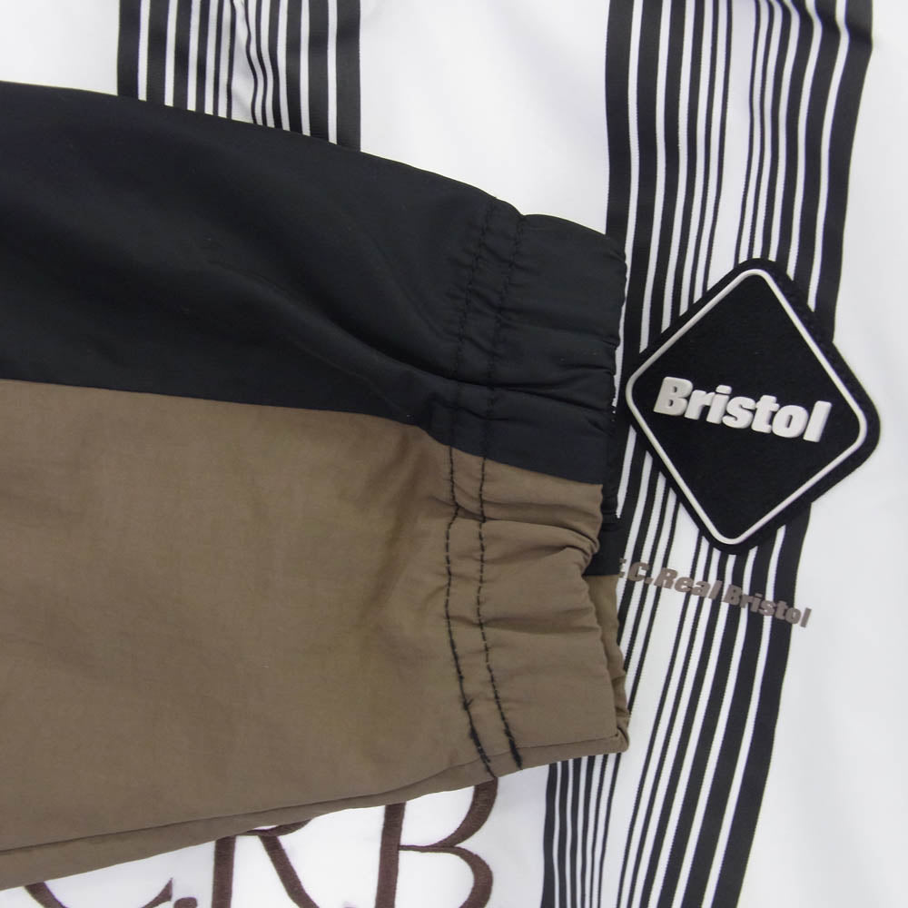 F.C.R.B. エフシーアールビー FCRB-252001 EXHIBITION GAME PISTE エキシビジョン 長袖 ゲームシャツナイロン プルオーバ― ブラック系 M【極上美品】【中古】