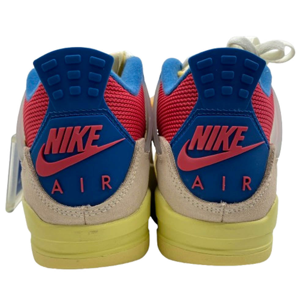 NIKE ナイキ DC9533-800 UNION AIR JORDAN 4 GUAVA ユニオン エアジョーダン グアバアイス ライトフュージョンレッド スニーカー マルチカラー系 23.0cm【極上美品】【中古】