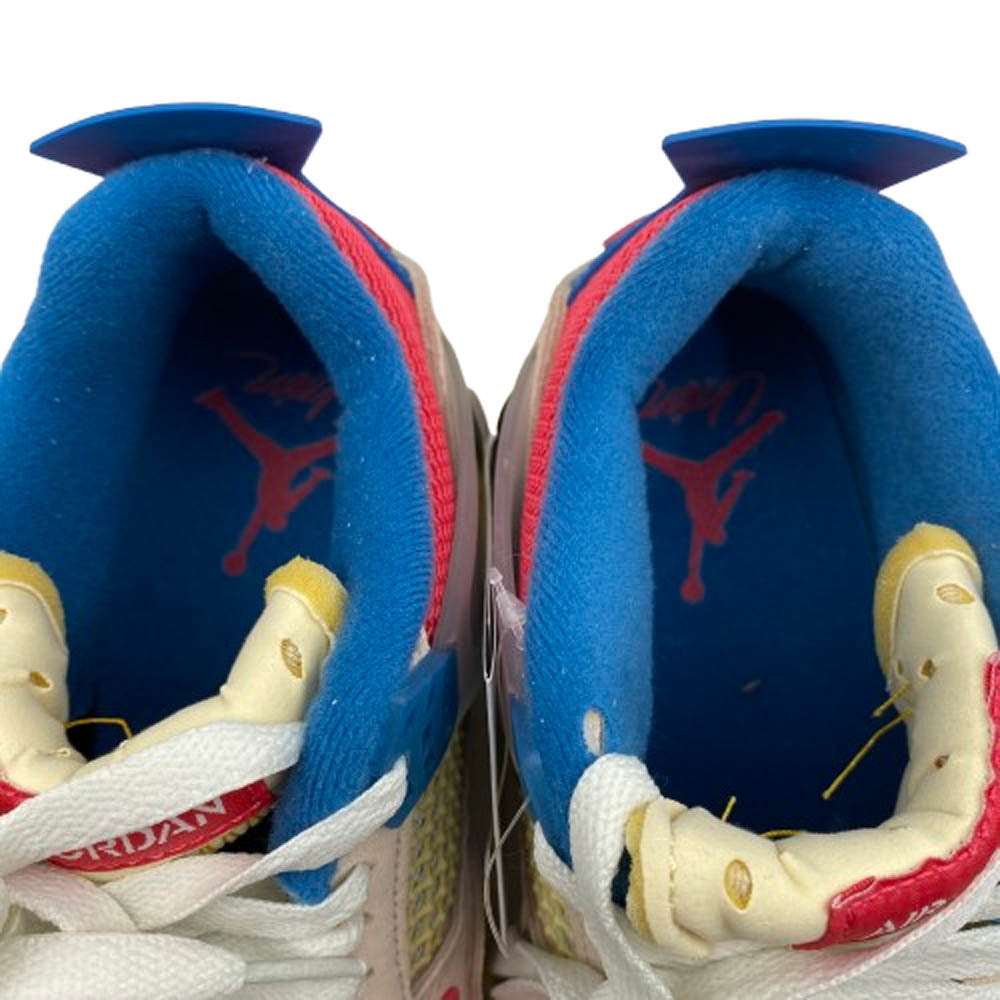 NIKE ナイキ DC9533-800 UNION AIR JORDAN 4 GUAVA ユニオン エアジョーダン グアバアイス ライトフュージョンレッド スニーカー マルチカラー系 23.0cm【極上美品】【中古】