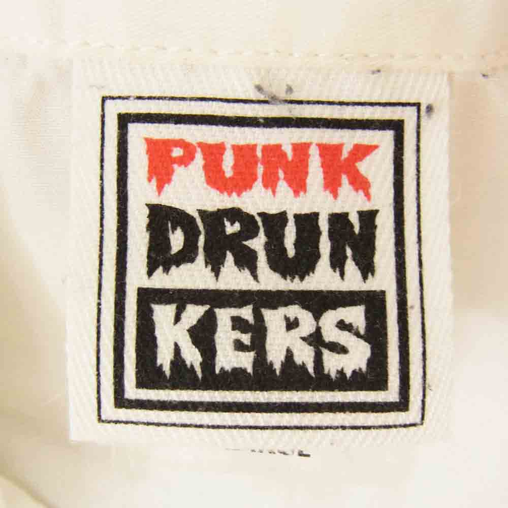 パンクドランカーズ PKDS レギュラーカラー 長袖 シャツ ホワイト系 L【中古】