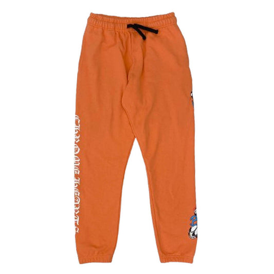 CHROME HEARTS クロムハーツ（原本無） 21SS × MATTY BOY マッティボーイ Boy Link Build Sweatpants リンクアンドビルド スウェットパンツ オレンジ系 M【中古】