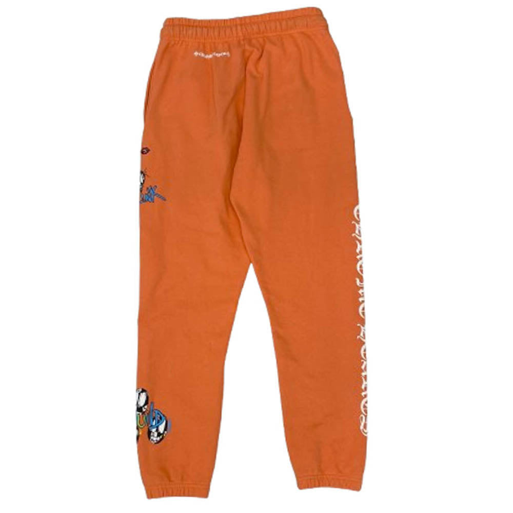CHROME HEARTS クロムハーツ（原本無） 21SS × MATTY BOY マッティボーイ Boy Link Build Sweatpants リンクアンドビルド スウェットパンツ オレンジ系 M【中古】