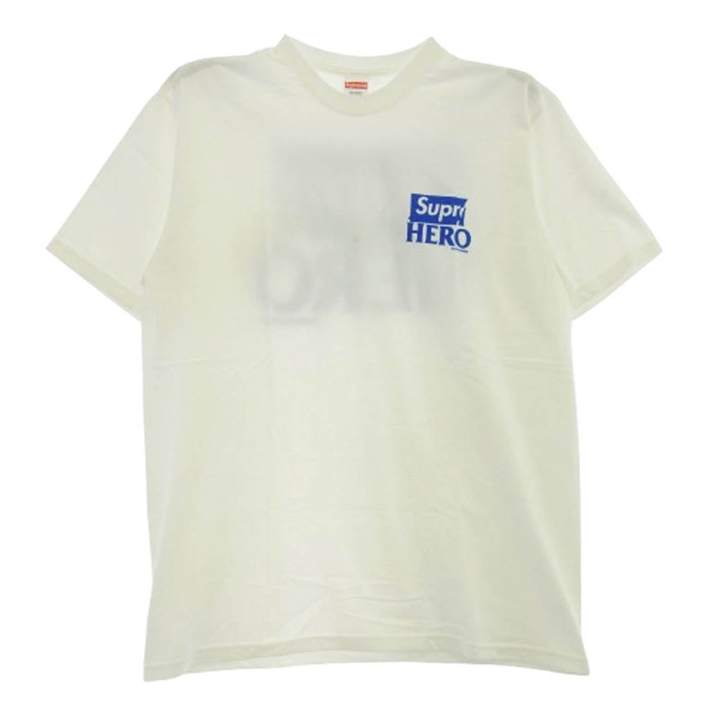 Supreme シュプリーム 22SS ANTIHERO DOG TEE アンタイヒーロー ドッグ 半袖 Tシャツ ホワイト系 M【中古】