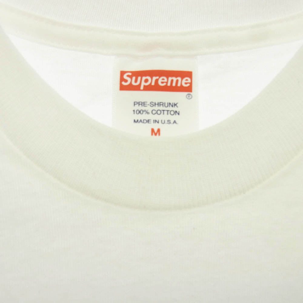 Supreme シュプリーム 22SS ANTIHERO DOG TEE アンタイヒーロー ドッグ 半袖 Tシャツ ホワイト系 M【中古】