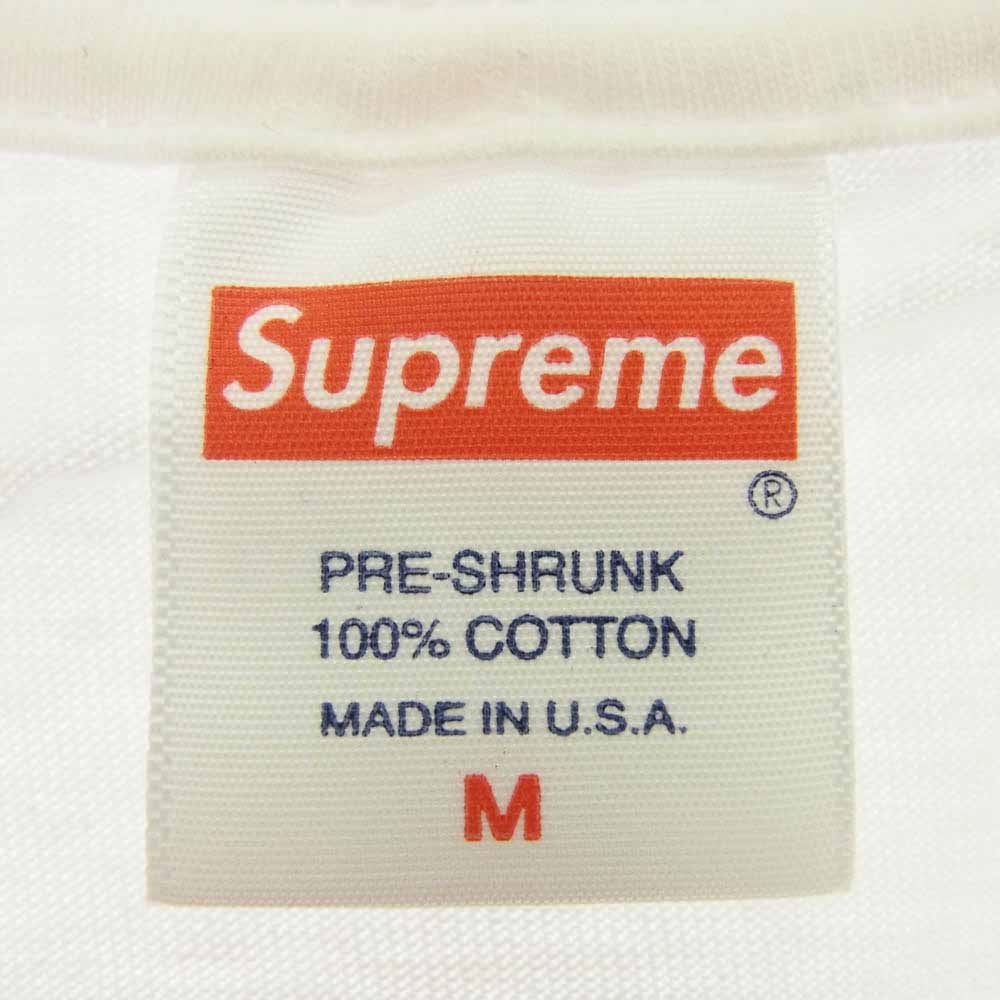 Supreme シュプリーム 22SS ANTIHERO DOG TEE アンタイヒーロー ドッグ 半袖 Tシャツ ホワイト系 M【中古】