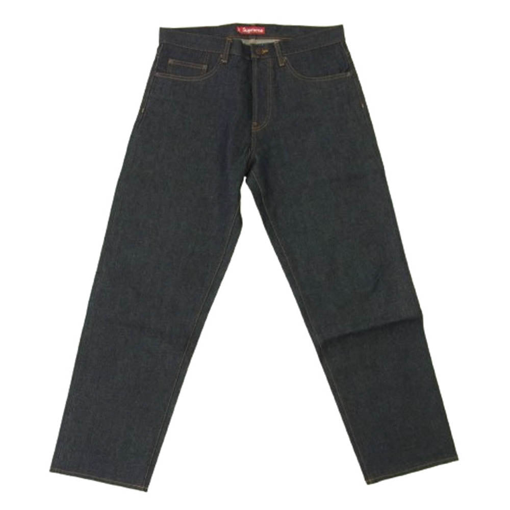 Supreme シュプリーム 23SS Rigid Slim Jean リジッド デニムパンツ ジーンズ インディゴブルー系 32【極上美品】【中古】