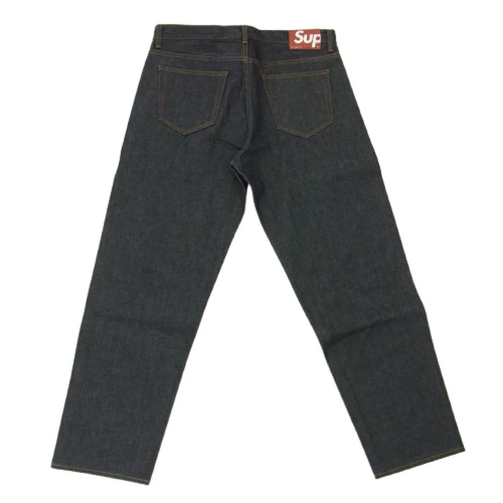 Supreme シュプリーム 23SS Rigid Slim Jean リジッド デニムパンツ ジーンズ インディゴブルー系 32【極上美品】【中古】