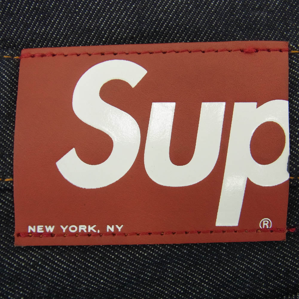 Supreme シュプリーム 23SS Rigid Slim Jean リジッド デニムパンツ ジーンズ インディゴブルー系 32【極上美品】【中古】