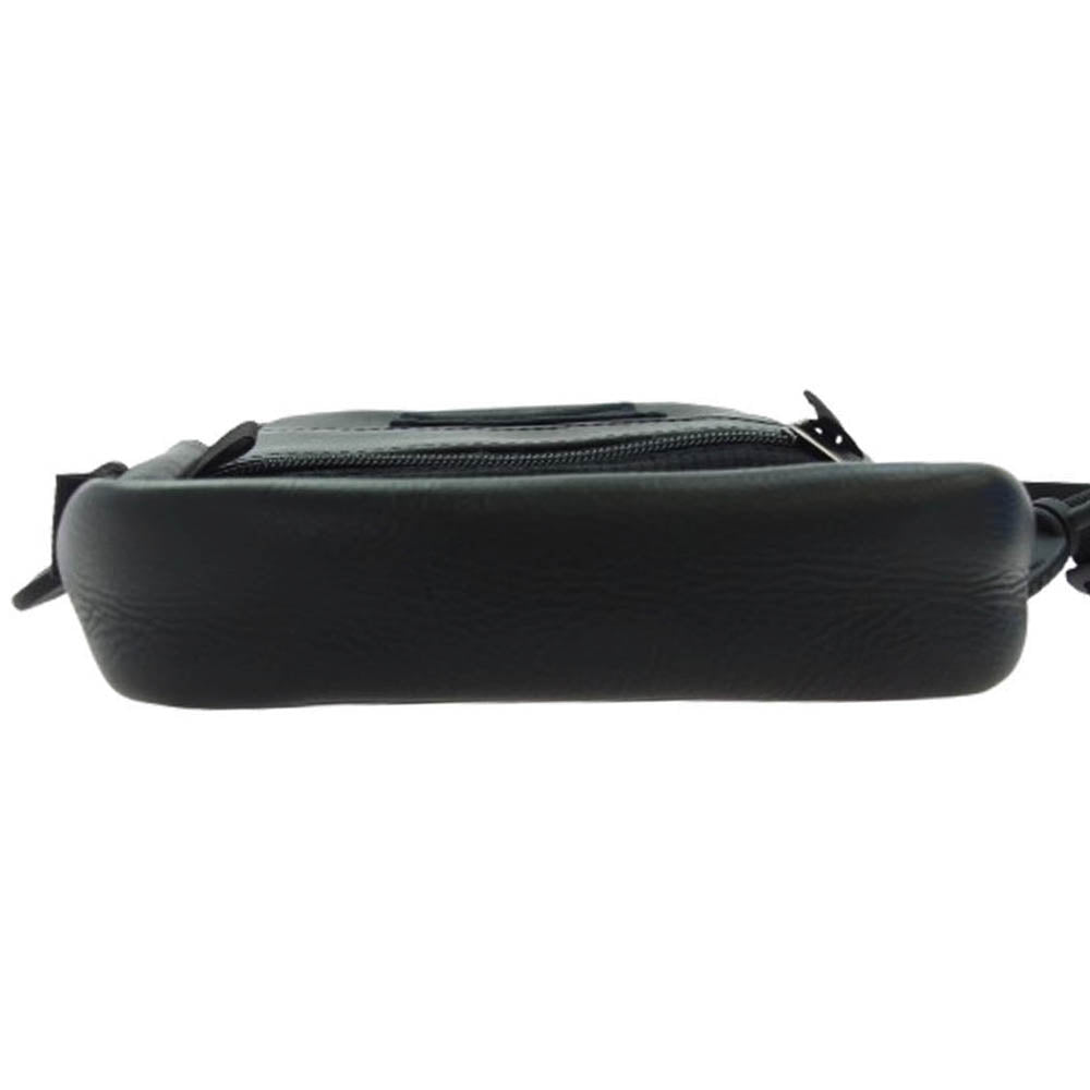 Supreme シュプリーム 18AW THE NORTH FACE ノースフェイス Leather Shoulder Bag レザー ショルダー バッグ ブラック系【中古】