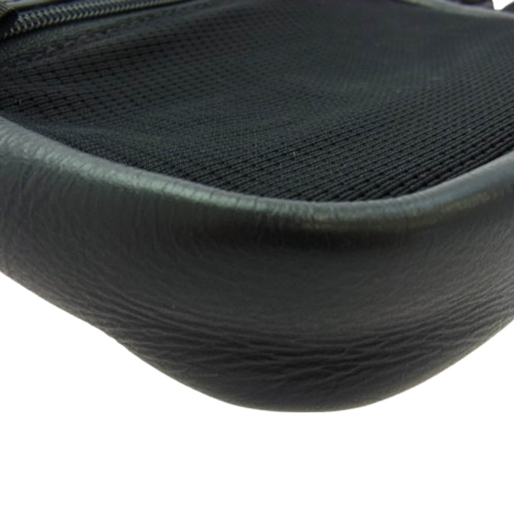 Supreme シュプリーム 18AW THE NORTH FACE ノースフェイス Leather Shoulder Bag レザー ショルダー バッグ ブラック系【中古】