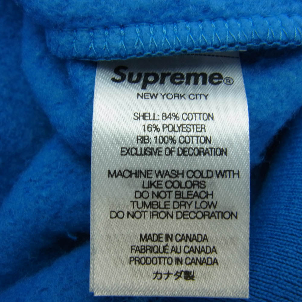 Supreme シュプリーム 22AW Box Logo Crewneck ボックスロゴ クルーネック スウェットシャツ トレーナー ブルー系 M【中古】