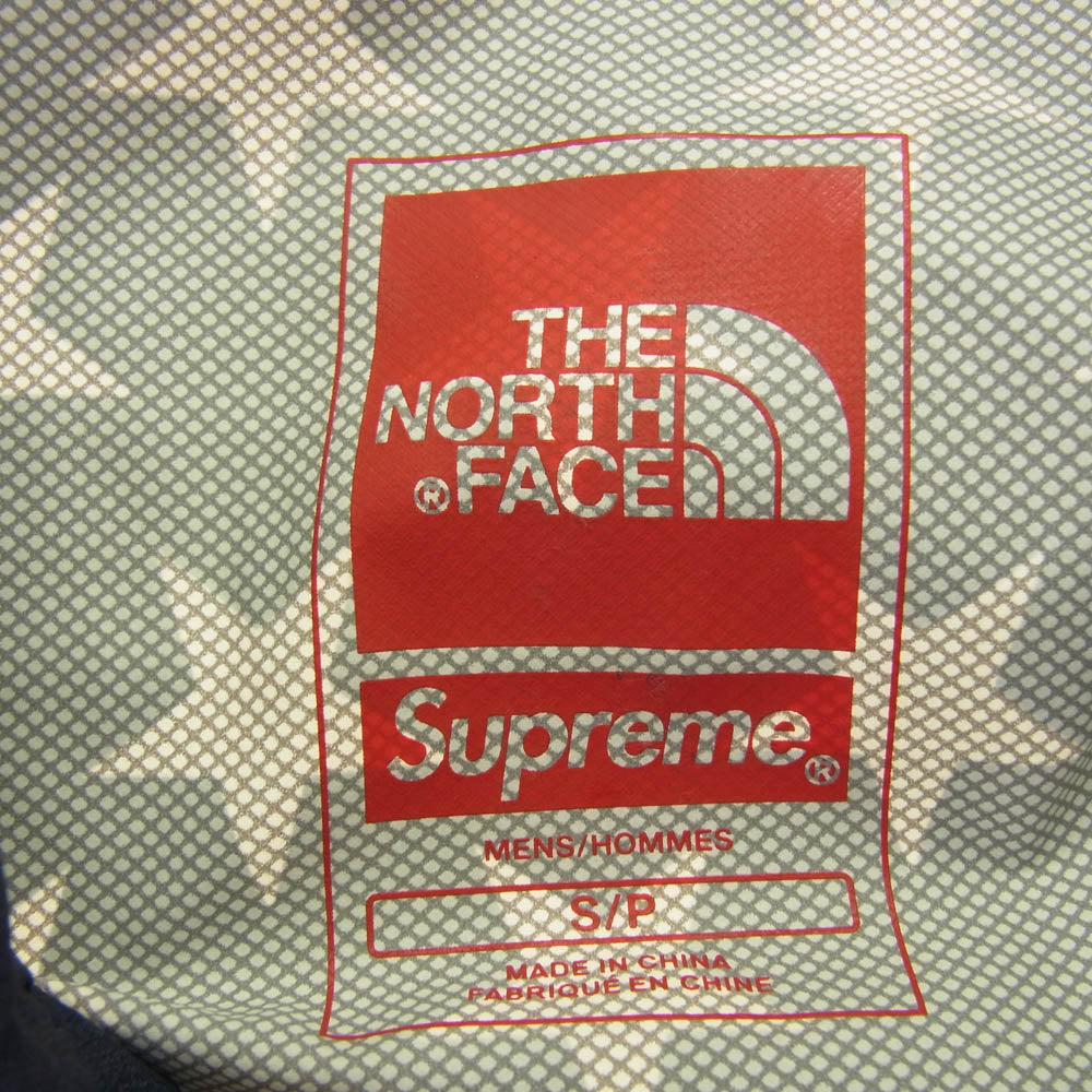 Supreme シュプリーム 15SS THE NORTH FACE ノースフェイス Packable Coaches Jaket スター パッカブル コーチジャケット ネイビー系 S【中古】