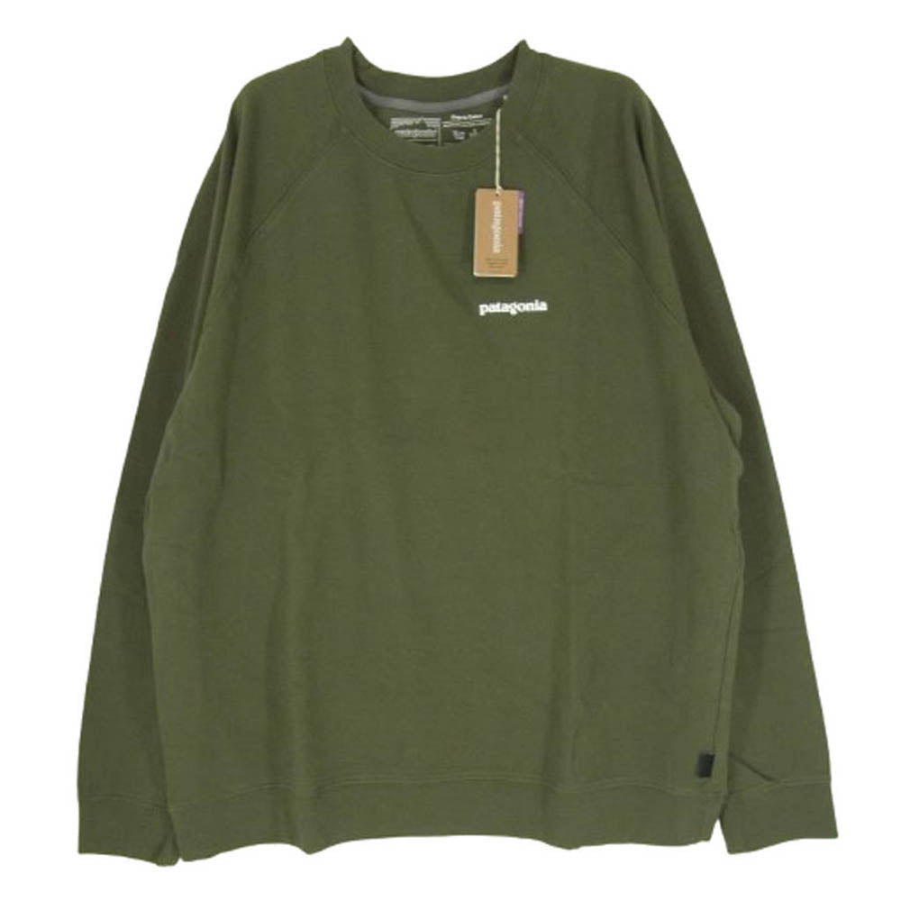 patagonia パタゴニア 39603BSNGFA20 M's P-6 Logo Organic Crew Sweatshirt メンズ ロゴ オーガニッククルー スウェット シャツ カーキ系 XL【新古品】【未使用】【中古】