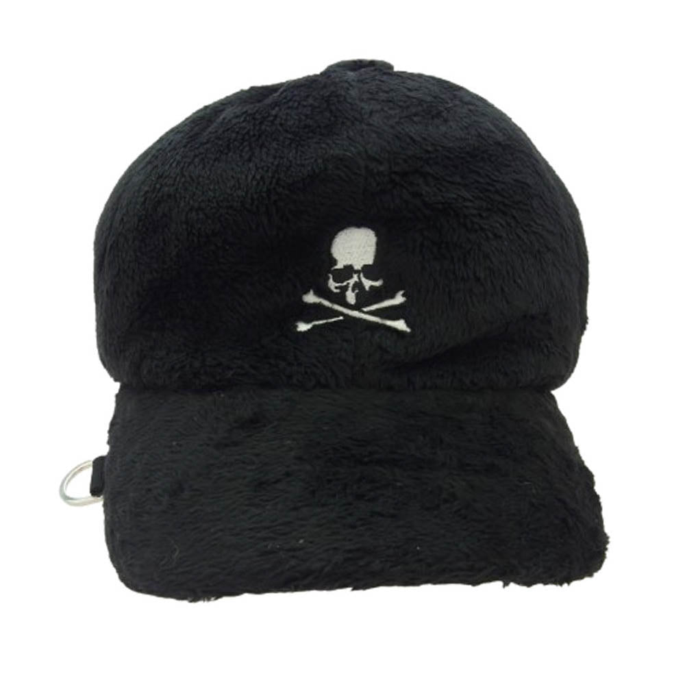 mastermind JAPAN マスターマインドジャパン 997-1282902 × KANGOL FAUXFUR BASEBALL CAP カンゴール ファー キャップ ブラック系 XL【極上美品】【中古】