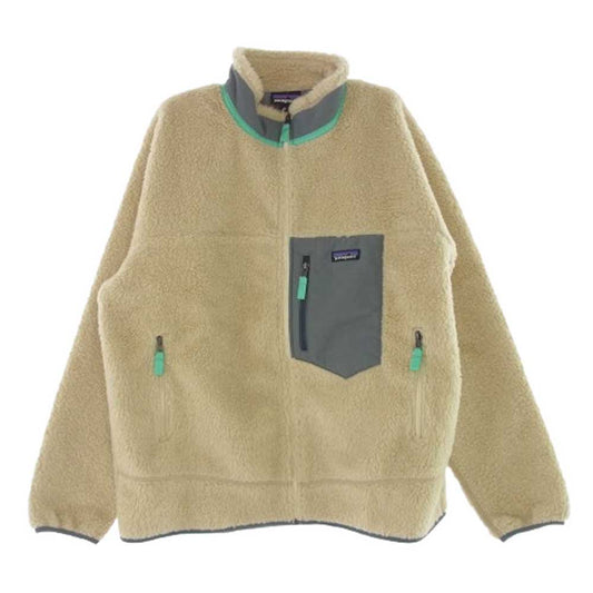 patagonia パタゴニア 23056DNPGFA22 Classic Retro X Jacket クラシック レトロ X ジャケット ボアフリース ダークナチュラル×プルームグレー ベージュ系 XXL【新古品】【未使用】【中古】
