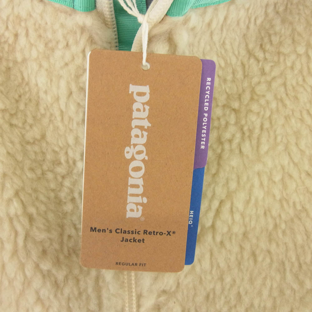 patagonia パタゴニア 23056DNPGFA22 Classic Retro X Jacket クラシック レトロ X ジャケット ボアフリース ダークナチュラル×プルームグレー ベージュ系 XXL【新古品】【未使用】【中古】