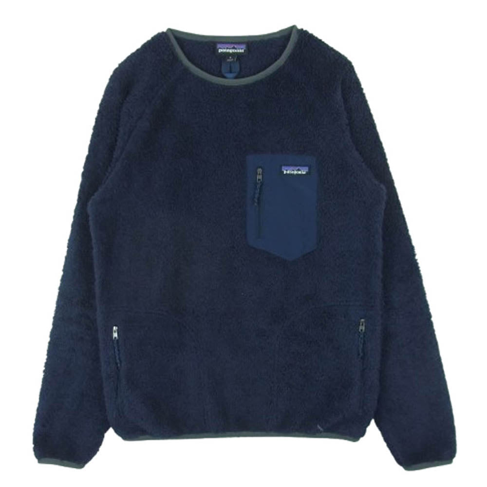 patagonia パタゴニア 19AW 25895 Los Gatos Fleece Crew ロス ガトス クルー フリース ジャケット ネイビー系 S【中古】