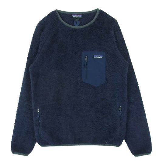 patagonia パタゴニア 19AW 25895 Los Gatos Fleece Crew ロス ガトス クルー フリース ジャケット ネイビー系 S【中古】