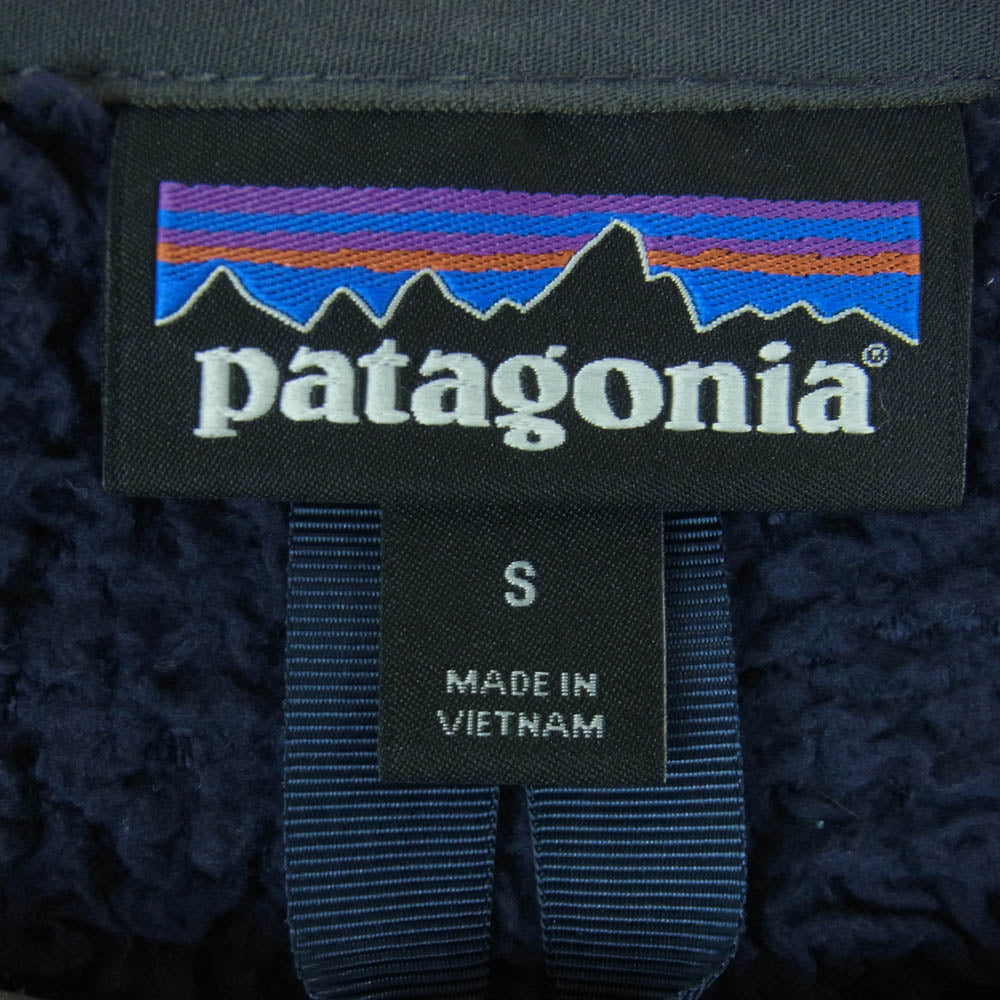 patagonia パタゴニア 19AW 25895 Los Gatos Fleece Crew ロス ガトス クルー フリース ジャケット ネイビー系 S【中古】
