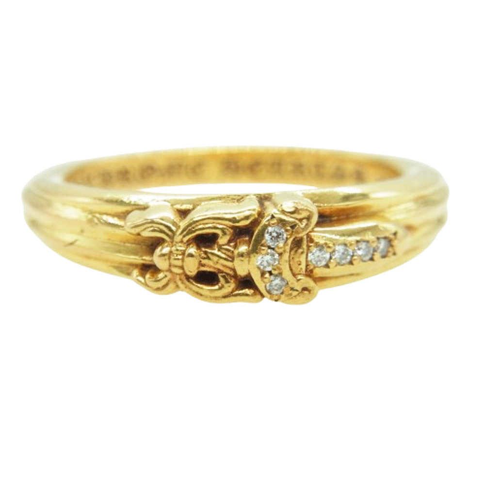 CHROME HEARTS クロムハーツ（原本無） 22K BABY CLSC P D 22Kベイビー クラシック ダガー PAVE ダイヤ ゴールド リング ゴールド系 15号【中古】