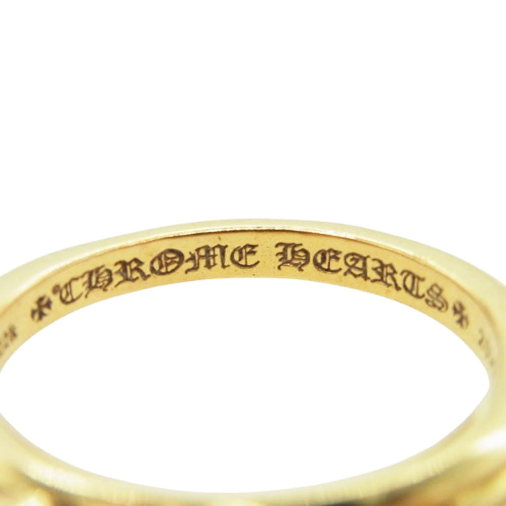 CHROME HEARTS クロムハーツ（原本無） 22K BABY CLSC P D 22Kベイビー クラシック ダガー PAVE ダイヤ ゴールド リング ゴールド系 15号【中古】